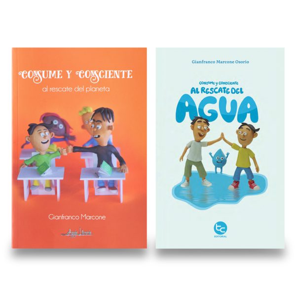 PACK: "Consume y Consciente al Rescate del Planeta" + "Consume y Consciente al Rescate del Agua" ¡PÍDELOS FIRMADOS!